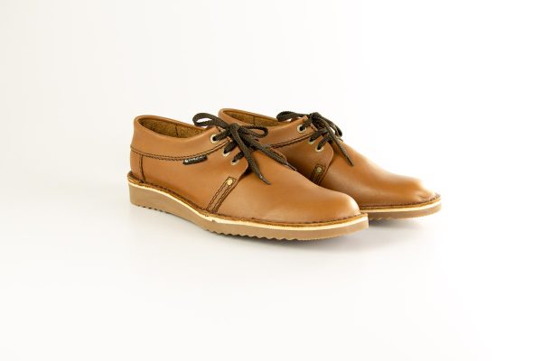 Tarzan Sport in real brown oil leather shoes