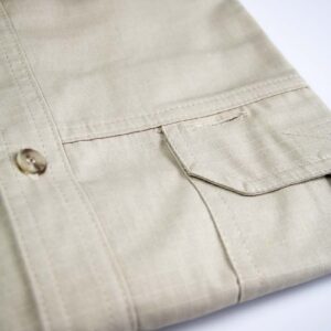 Boskind Mens Ripstop Shirt Khaki