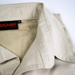 Boskind Mens Ripstop Shirt Khaki