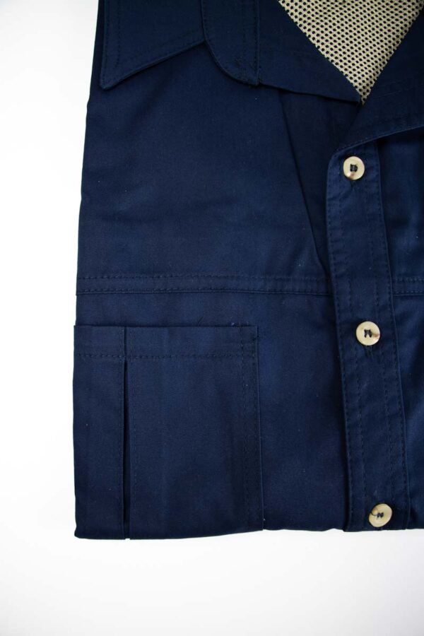 Boskind Ladies Cotton Twill Shirt Navy - Image 4