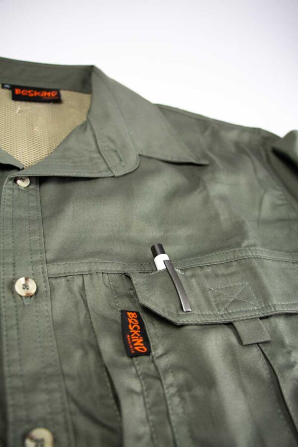 Boskind Mens Zipper Shirt - Image 3